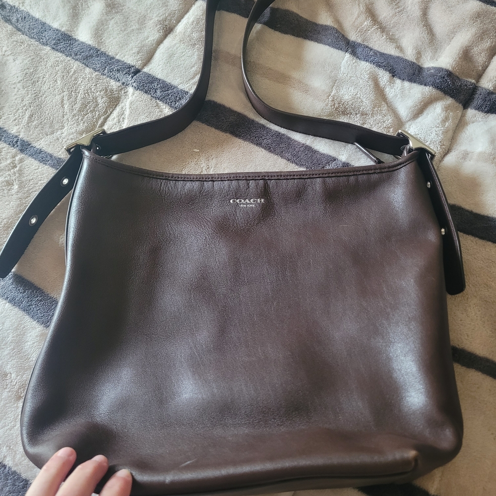 Coach Brown Leather Shoulder Bag